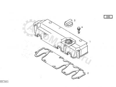 04205894 Прокладка клапанной крышки Вид 2
