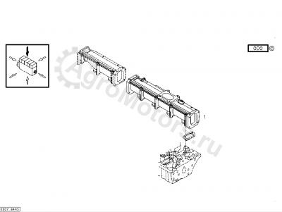 04284318 Коллектор впускной Вид 2