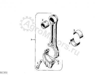 04147051 Втулка шатуна Вид 1