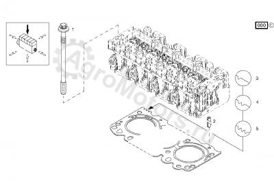 04300153 Прокладка ГБЦ Вид 1 04300153 Прокладка ГБЦ Вид 1