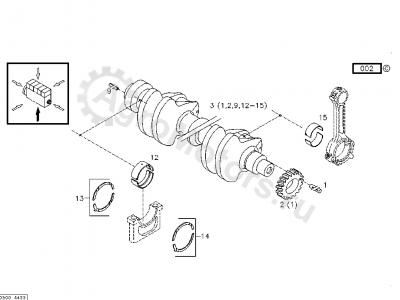 02931048 Коленвал Вид 2