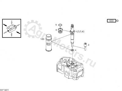 04264076 Форсунка топливная Вид 1
