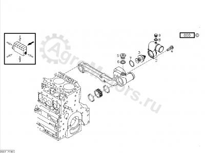 04506060 Корпус термостата Вид 2