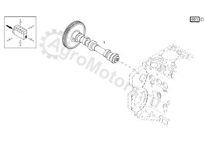 04501063 Распредвал Вид 2