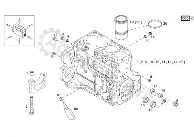 04282825 Блок двигателя Вид 2