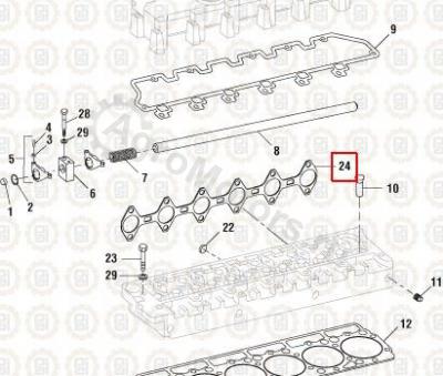 NAV1825436C1 Прокладка выхл. коллектора Вид 2