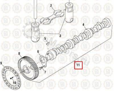 1830613C93 Распредвал Вид 2