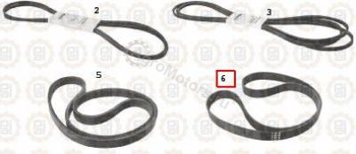 NAV1841559C1 Ремень привода вентилятора Вид 1