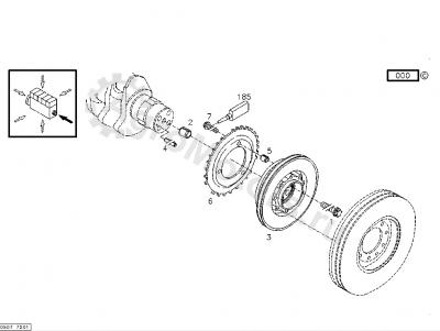 04282202 Шкив коленчатого вала Вид 1