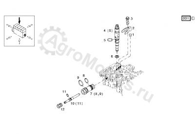 04257691 Адаптер топливный Вид 2