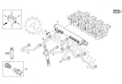 04904941 Трубка высокого давления Вид 1
