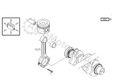 04257080 Втулка шатуна Вид 2