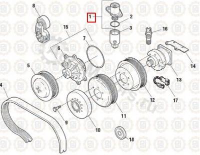 1830256C93 Термостат Вид 1