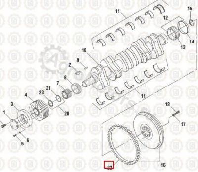 NAV1815440C1 Венец маховика Вид 1