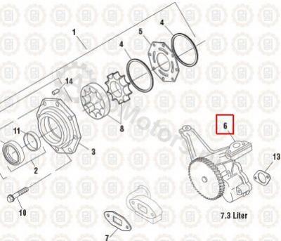 NAV1805398C94 Насос масляный Вид 1