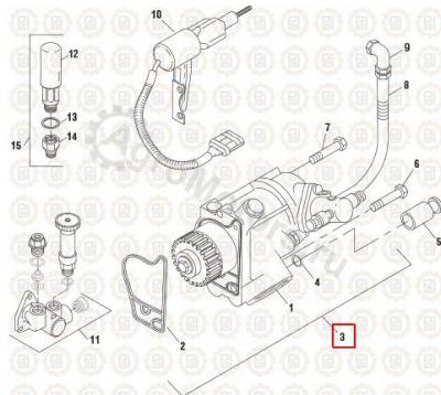 NAV1883888C91 Насос высокого давления Вид 1 NAV1883888C91 Насос высокого давления Вид 1