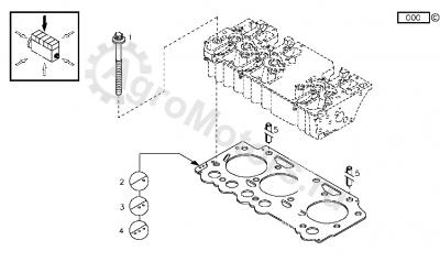 04292653 Прокладка Головки Блока Цилиндров Вид 1 04292653 Прокладка Головки Блока Цилиндров Вид 1