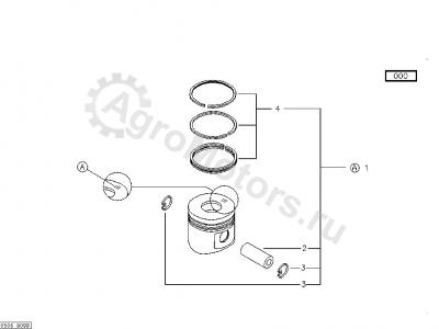 04270698 Комплект поршневых колец Вид 1