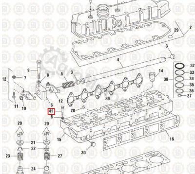 NAV1824954C3 Болт ГБЦ Вид 1