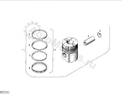 02417204 Набор поршневых колец Вид 1