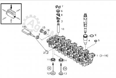 04250074 Направляющая клапана Вид 2
