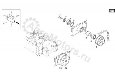 04282233 Опора вентилятора Вид 1