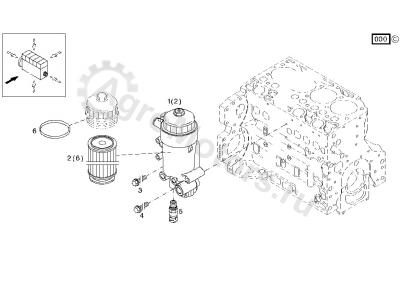 02931816 Топливный фильтр тонкой очистки Вид 1 02931816 Топливный фильтр тонкой очистки Вид 1
