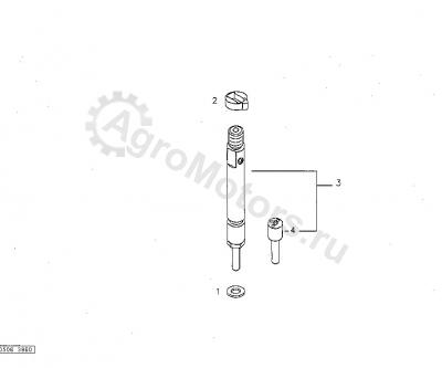 04230460 Форсунка Вид 2 04230460 Форсунка Вид 2