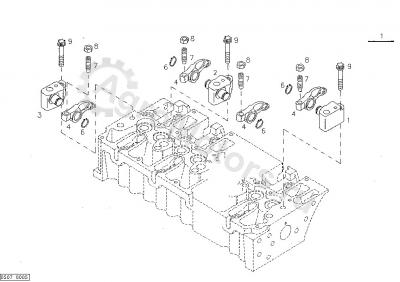 F119200410010 Стойка коромысла Вид 1