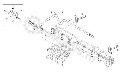 04293012 Трубопровод сапуна Вид 1