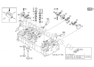 04285994 ГБЦ (в сборе) Вид 2