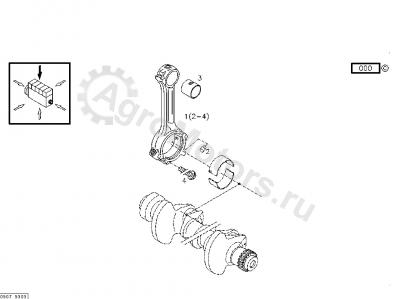 F148200310120 Шатун Вид 1