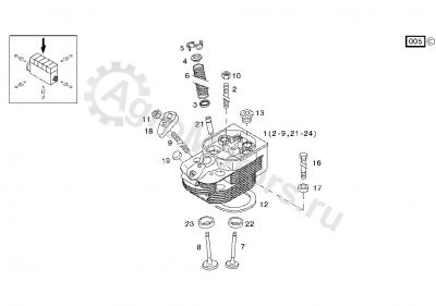 04231804 Клапан выпускной Вид 1
