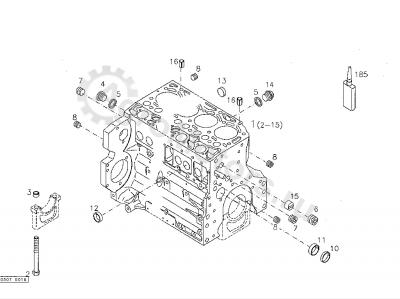 6005026297 Заглушка блока цилиндров Вид 1