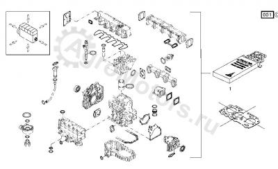 02937628 Набор прокладок Вид 1