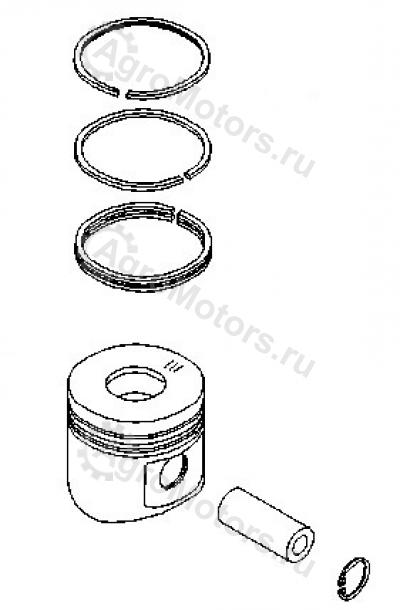 04232423 ЦИЛИНДР/ПОРШЕНЬ Вид 1