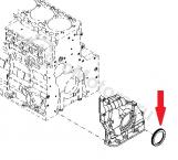04502202 Сальник коленвала передний