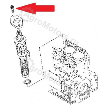 01181763 Болт ТНВД Вид 1