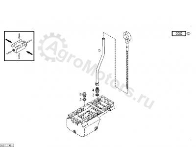 04261464 Трубка направляющая Вид 1 04261464 Трубка направляющая Вид 1