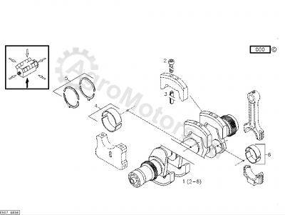 02931410AG Вкладыш шатунный STD DEUTZ AG ORIGINAL Вид 1