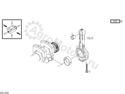 04220157 Втулка шатуна Вид 1