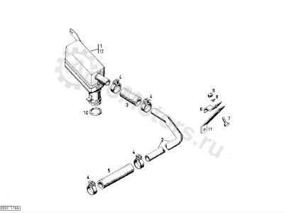 01173962 Хомут шланга Вид 1