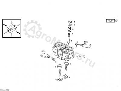 04267455 Клапан выпускной Вид 1