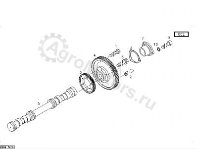 F002200410140 Прокладка Вид 1