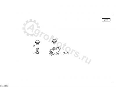 01180583 Насос ручной подкачки Вид 1