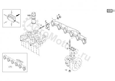 04292820 Прокладка выпускного коллектора Вид 2