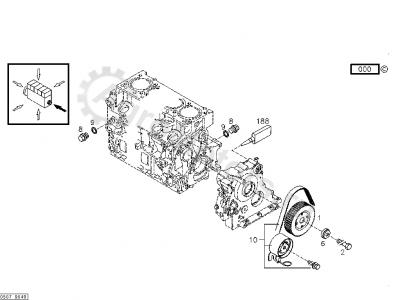 02931480 Набор ремонтный ГРМ (ремень, ролик, болт) ORIGINAL DEUTZ Вид 2
