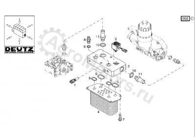 04912107 Радиатор масляный Вид 2