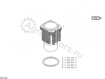 04231513AG Цилиндр DEUTZ AG ORIGINAL Вид 2