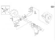 04225513 Слив с левого турбокомпрессора